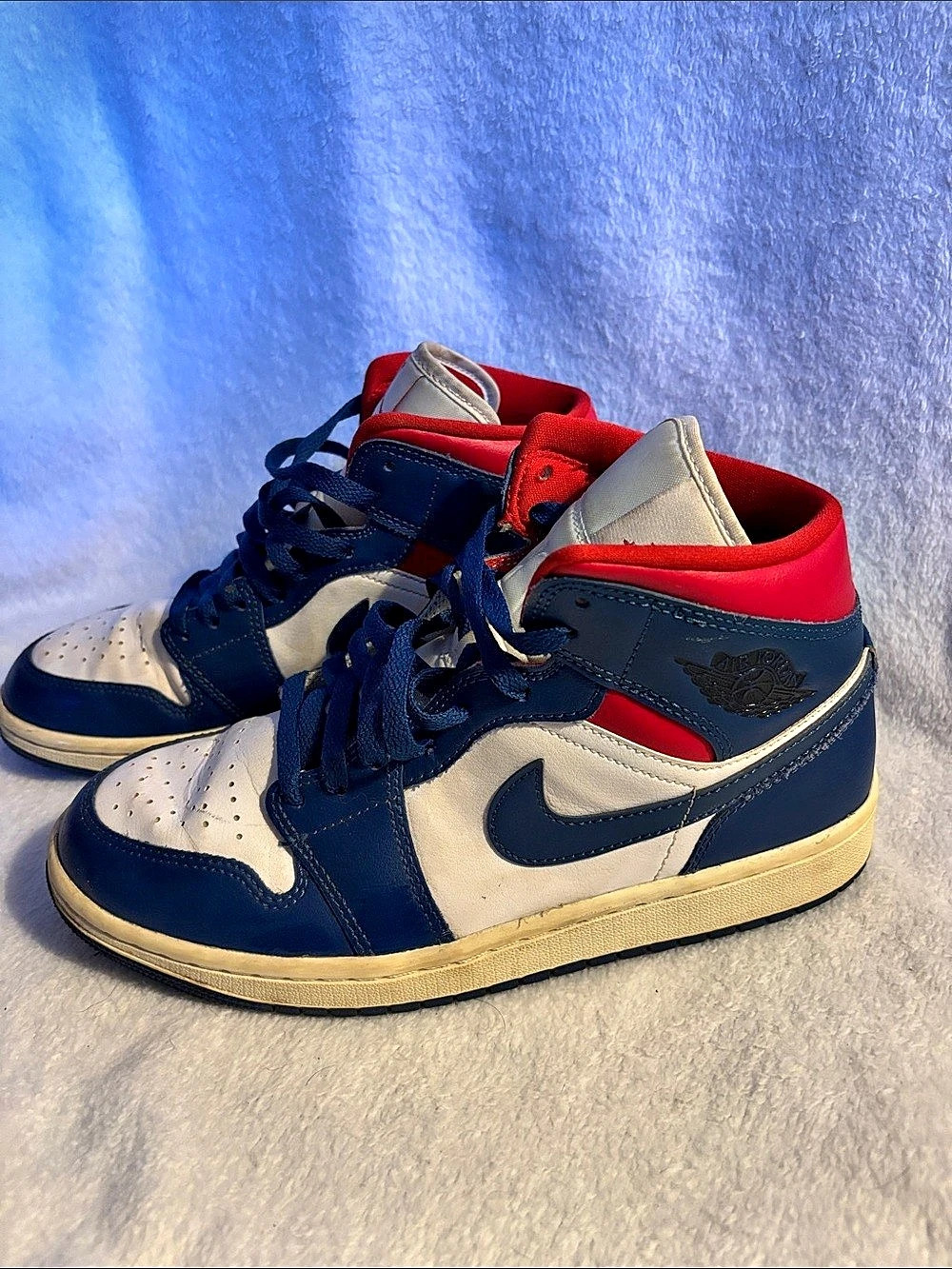 Nike Air Jordan 1 Mid Color Block Sneakers US 8.5
